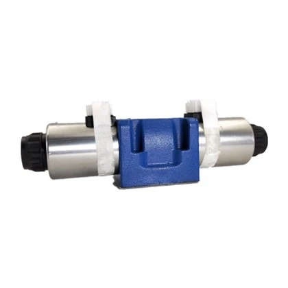 Yüksek Kaliteli DC12V DC24V AC220V AC110 İki Yönlü Hidrolik Solenoid Yön Valfı Elektrikli Hidrolik Valf